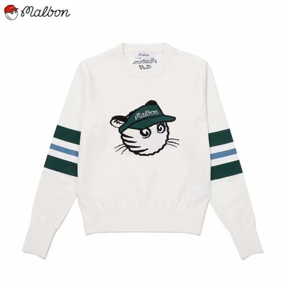 malbon 2종 여성 긴팔 맨투맨 티셔츠